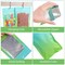 100 Pack Smell Proof Resealable Bags for Food Storage,Cute Mylar Clear Bags for Small Business Foil Pouch Zipper Packaging Bag for Sample Jewelry Eyelash Gloss(Blue Green,2.7X3.9in)